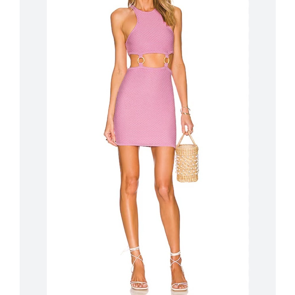 Lovers and Friends Francesca Dress in Bubble Gum Pink